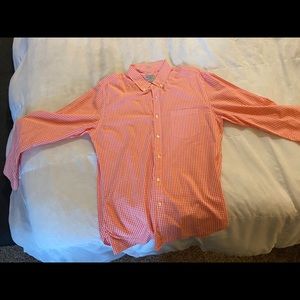 J. Crew Slim Fit Salmon Large Dress Shirt